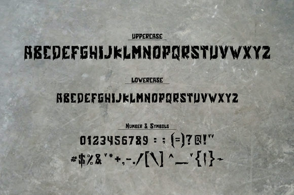 Rockburn Font PNG with transparent background - Preview 4