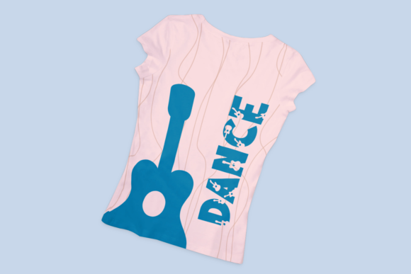 Simple Guitar Font PNG with transparent background - Preview 1