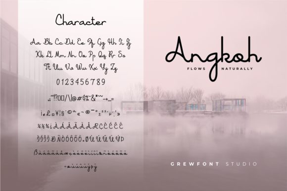 Angkoh Font - Preview 1