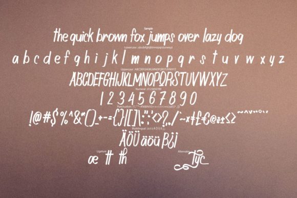 Artesy Font PNG with transparent background - Preview 5