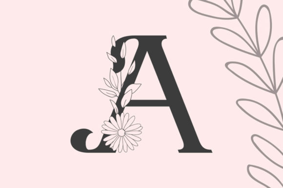 Bogota Monogram Font PNG with transparent background - Preview 2