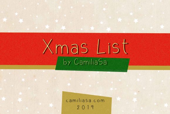 Christmas List Font - Preview 1