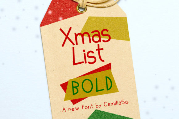 Christmas List Font - Preview 3