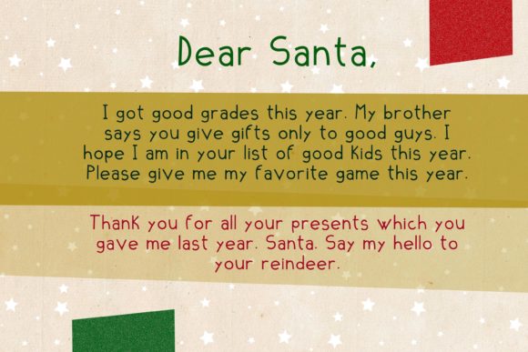 Christmas List Font - Preview 4
