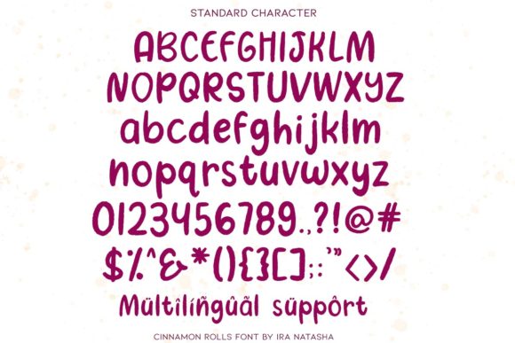 Cinnamon Rolls Font - Preview 2
