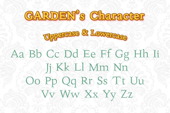 Garden Font - Preview 1