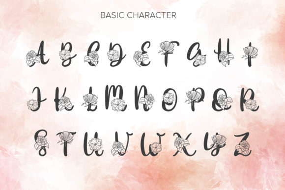 Gloria Monogram Font - Preview 4