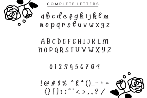 Hummingwork Font PNG with transparent background - Preview 3