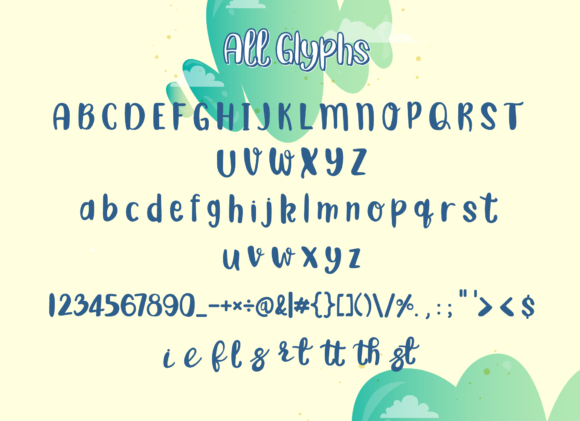 Ice Cream Sandwich Font PNG with transparent background - Preview 1