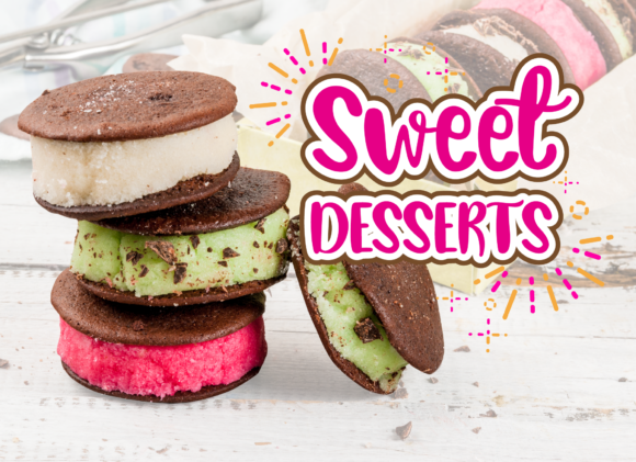 Ice Cream Sandwich Font PNG with transparent background - Preview 4
