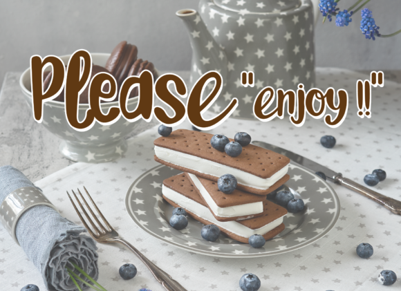 Ice Cream Sandwich Font PNG with transparent background - Preview 6
