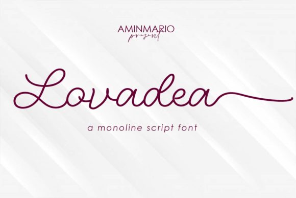 Lovadea Font PNG with transparent background - Preview 6