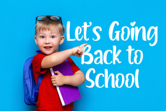 Lovely Kids Font PNG with transparent background - Preview 5