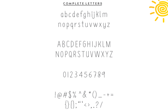 Manggo Sunrise Font PNG with transparent background - Preview 3