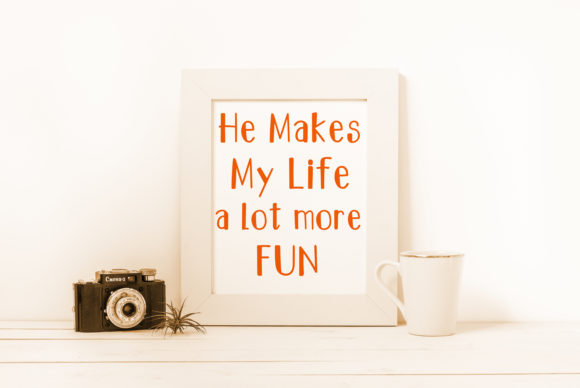 Mango Gelato Font PNG with transparent background - Preview 3
