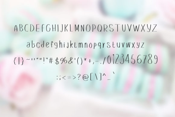 Parabumcy Font PNG with transparent background - Preview 1