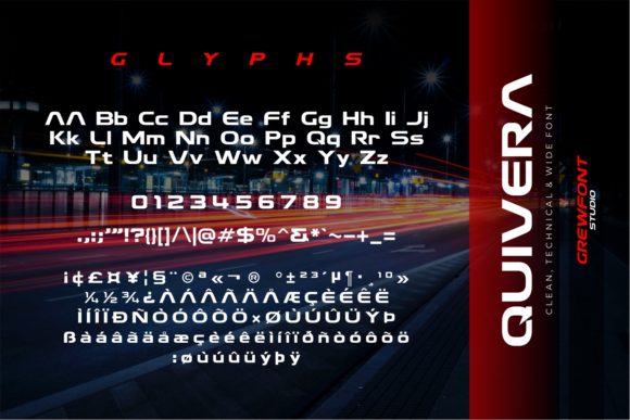 Quivera Font PNG with transparent background - Preview 1