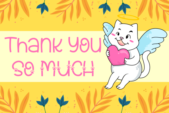 Ramen Neko Font PNG with transparent background - Preview 5