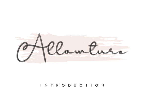 Rosallita Font PNG with transparent background - Preview 1