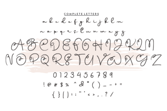 Rosallita Font PNG with transparent background - Preview 3