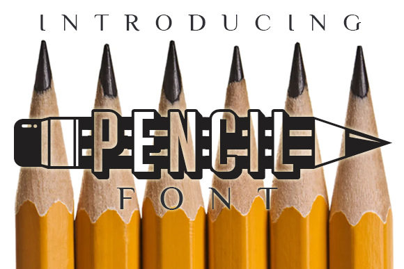 Pencil Decorative Font By vladimirnikolic