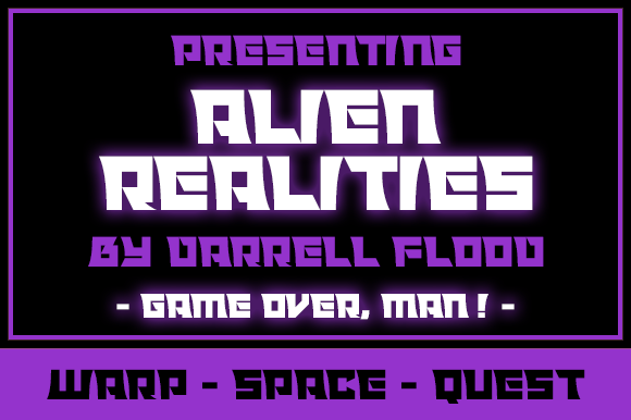 Alien Realities Font - Preview 1