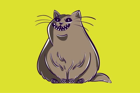 Cat Monster Character Graphic by belangbiru  Creative Fabrica