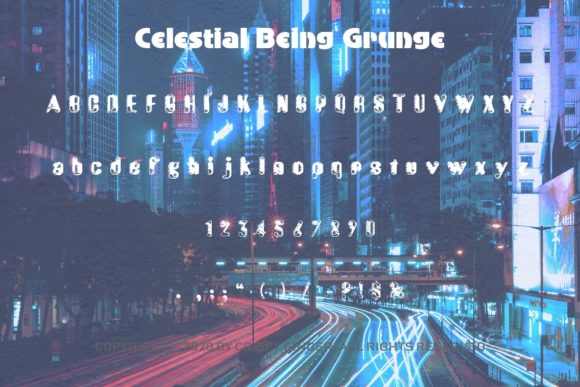 Celestial Being Font - Preview 5