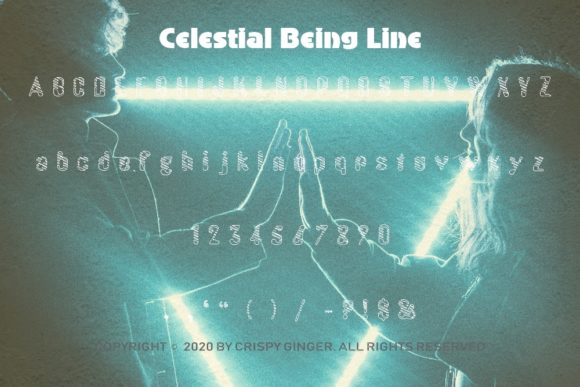 Celestial Being Font - Preview 6