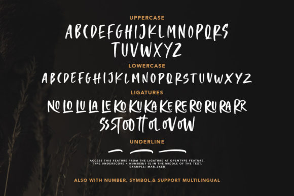 Crooked Hooks Font PNG with transparent background - Preview 5