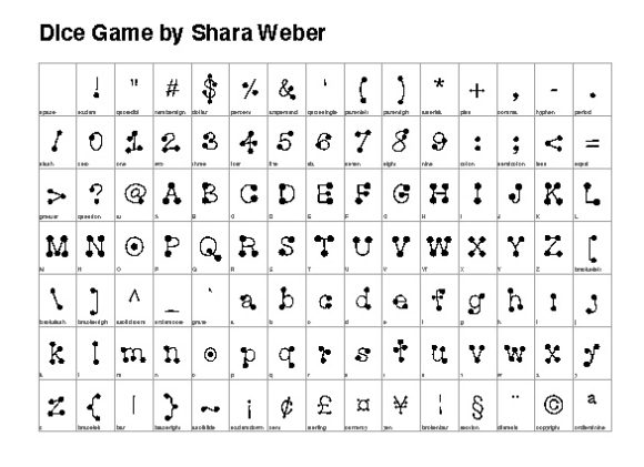 Dice Game Font - Preview 1