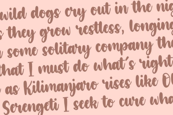 Glamori Font - Preview 4