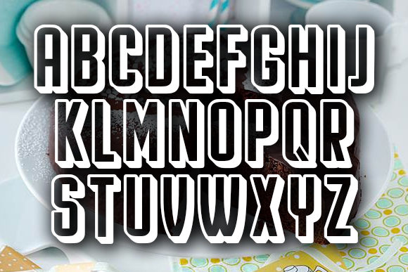 Kuchen Font PNG with transparent background - Preview 5