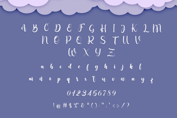 Little Tabilla Font PNG with transparent background - Preview 1