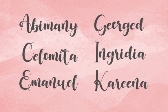 Little Tabilla Font PNG with transparent background - Preview 5