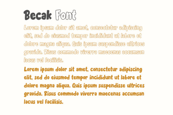 Becak Font - Preview 6