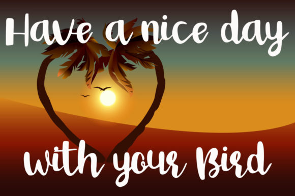 Bird Day Font - Preview 4