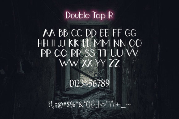 Double Tap Font - Preview 1