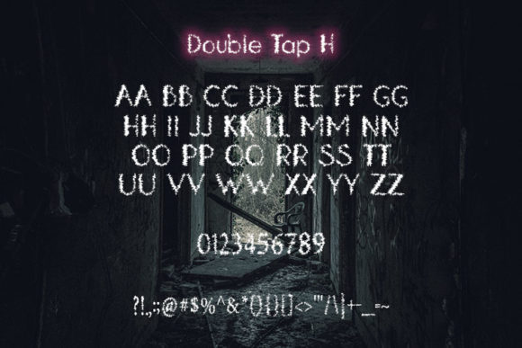 Double Tap Font - Preview 2