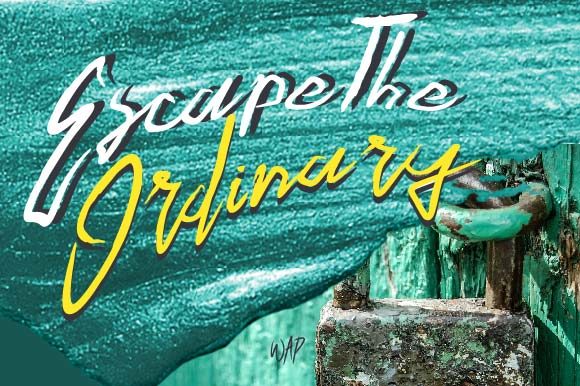 Escape Font - Preview 1