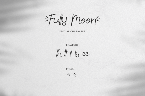 Fully Moon Font - Preview 6