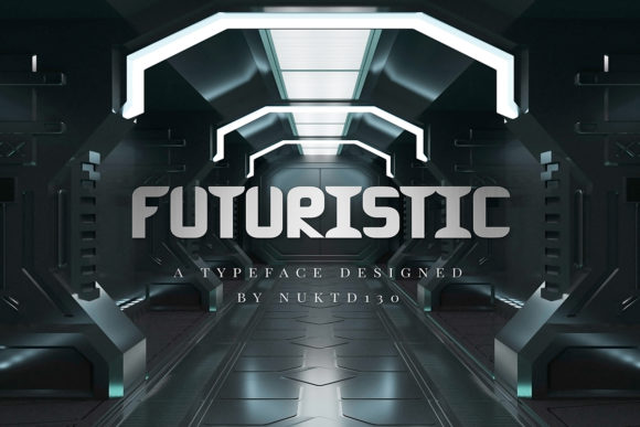 Futuristic Font by Digital Design Store · Creative Fabrica font preview