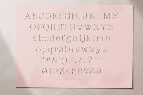 Gewida Font - Preview 2