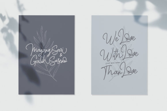 Malbourne Font PNG with transparent background - Preview 2