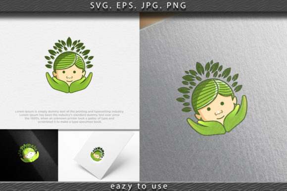 Child Care and Tree Logo Ideas. Inspirat Graphic by WANGSINAWANG ...