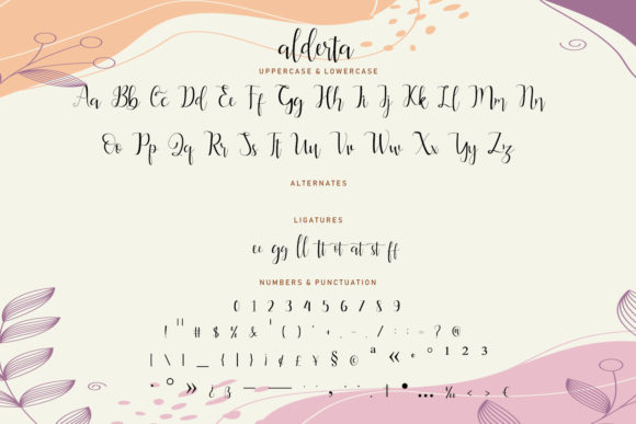 Alderta Font - Preview 4