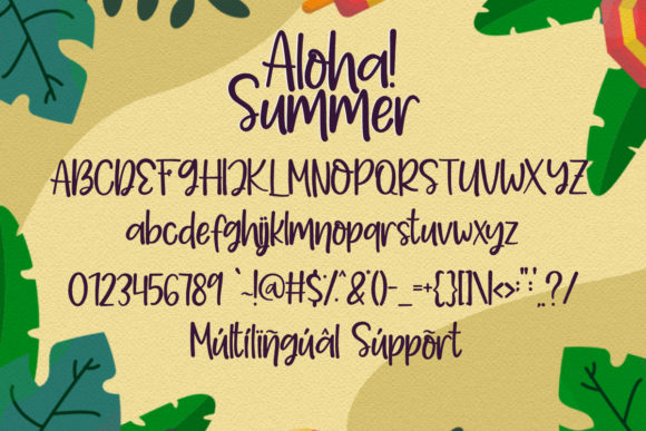 Aloha Summer Font - Preview 4