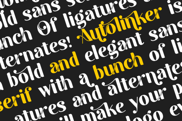 Autolinker Font - Preview 6