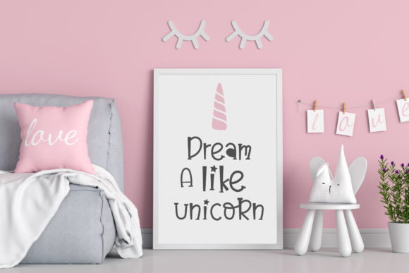 Believe in Unicorn Font - Preview 5