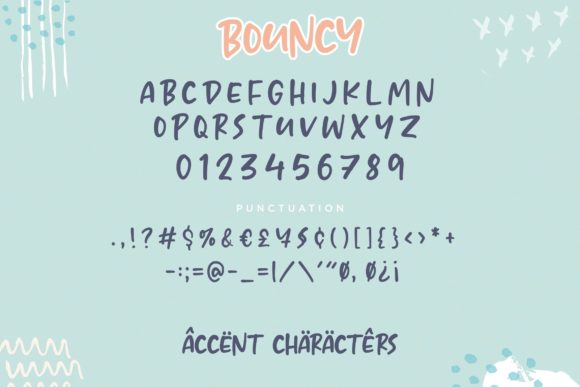 Bouncy Font - Preview 5